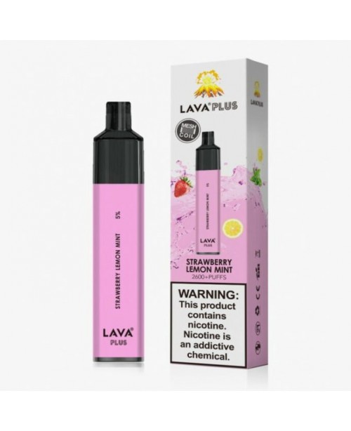 Lava Plus 2000 Puffs Disposable - Strawberry Lemon...