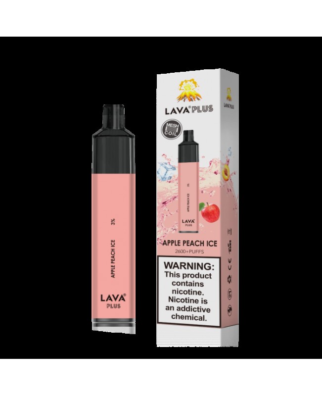 Lava Plus 2600 Puffs Disposable - Apple Peach Ice