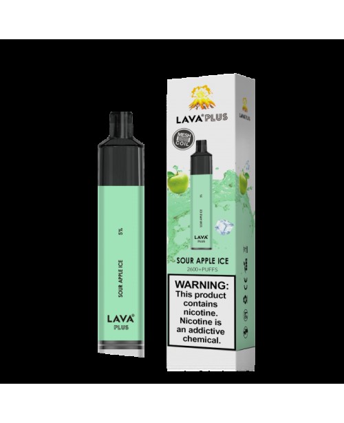 Lava Plus 2600 Puffs Disposable - Sour Apple Ice