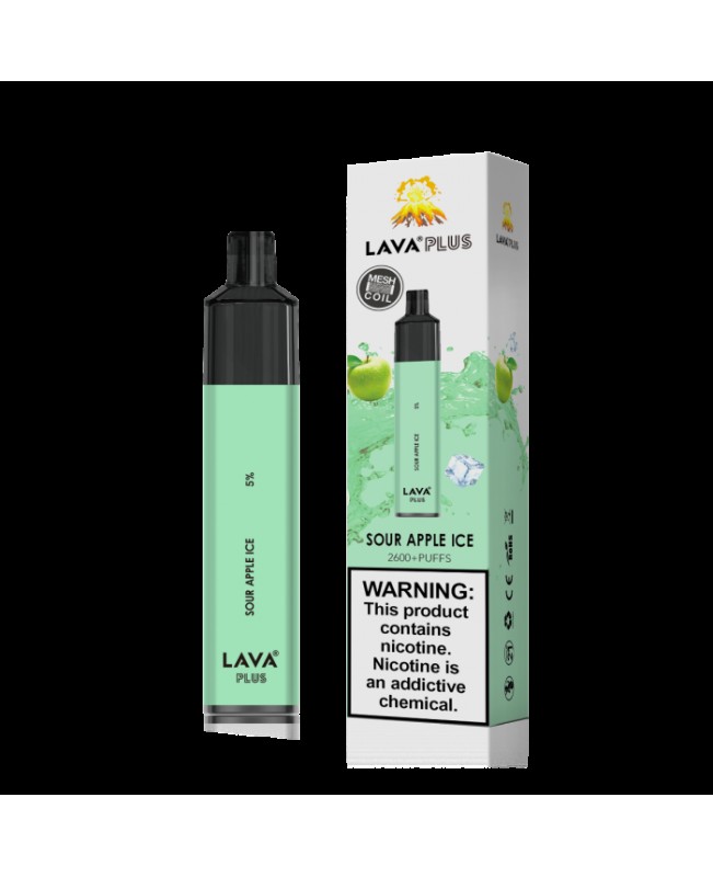 Lava Plus 2600 Puffs Disposable - Sour Apple Ice