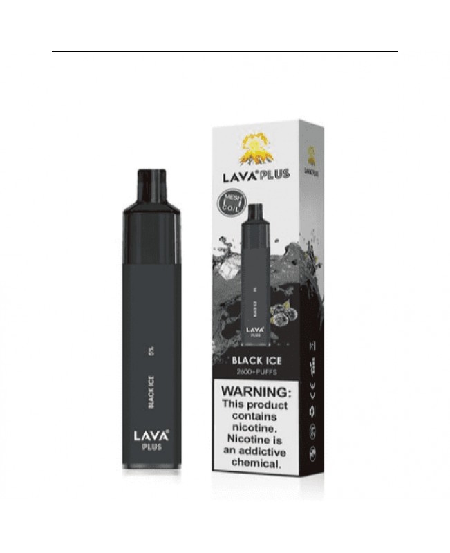 Lava Plus 2600 Puffs Disposable - Black Ice