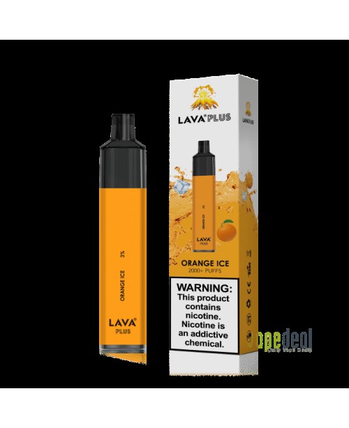 Lava Plus 2600 Puffs Disposable - Orange Ice