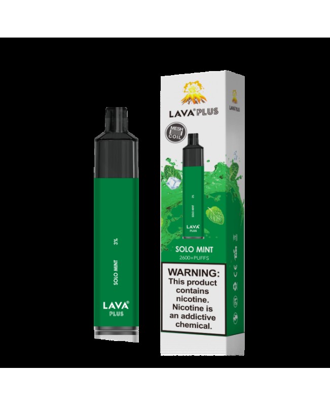 Lava Plus 2600 Puffs Disposable - Solo Mint