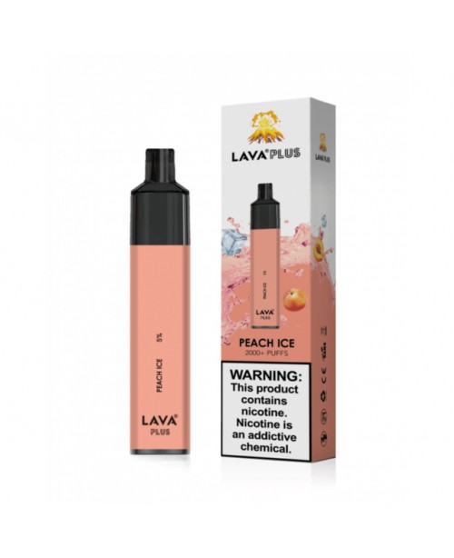 Lava Plus 2000 Puffs Disposable - Peach Ice