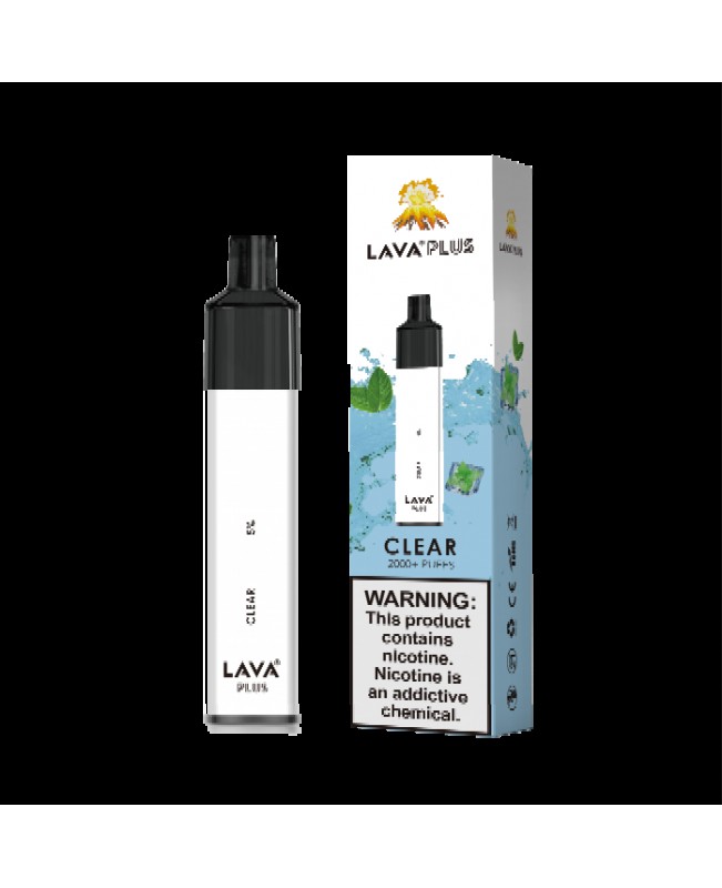 Lava Plus 2000 Puffs Disposable - Clear