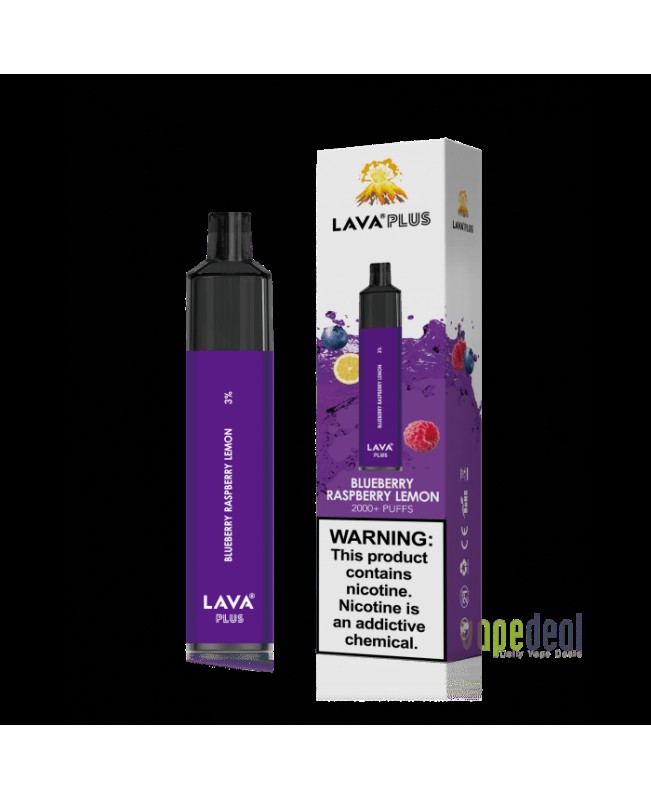 Lava Plus 2000 Puffs Disposable - Blueberry Raspberry Lemon