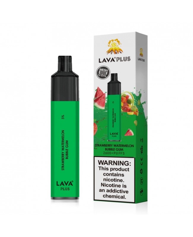 Lava Plus 2000 Puffs Disposable - Strawberry Watermelon Bubblegum