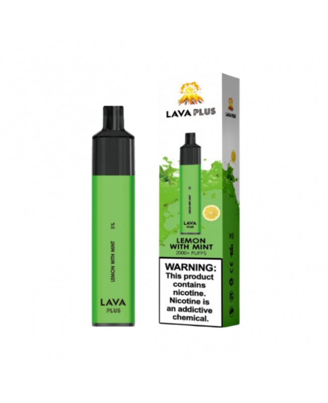 Lava Plus 2000 Puffs Disposable - Lemon with Mint