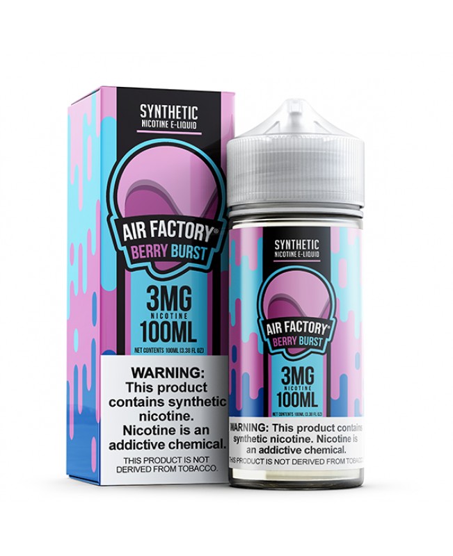 Air Factory E-Liquid Tobacco Free Nicotine (TFN) 100mL - Berry Burst