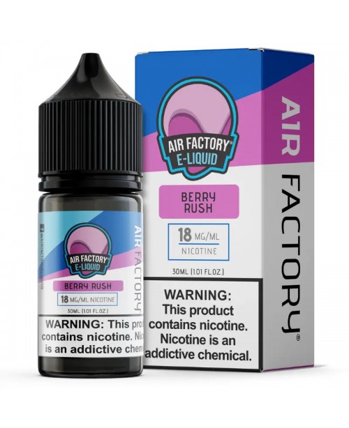 Air Factory Salt E-Juice 30mL - Berry Rush