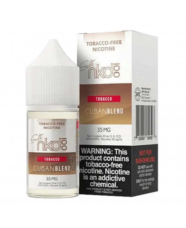 Cuban Blend Tobacco-Free Nicotine Salt by Naked 100 - 30ml