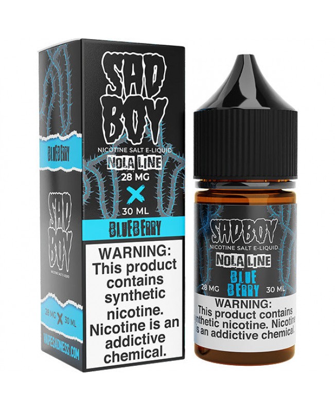 Nola Blueberry Salt Series by Sadboy Eliquids - 30ml