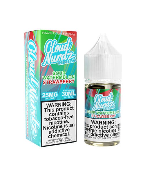 Sour Watermelon Strawberry Iced by Cloud Nurdz Sal...