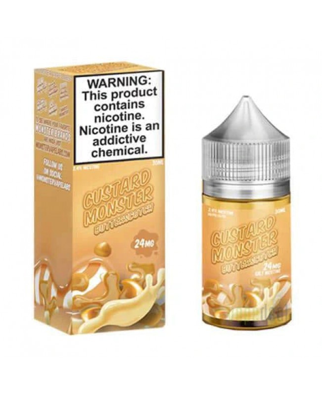 Butterscotch Custard Monster by Jam Monster Salts - 30ml