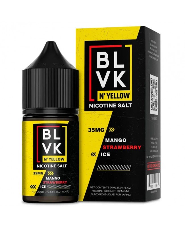 Mango Strawberry Ice by BLVK N' Yellow Salts - 30ml