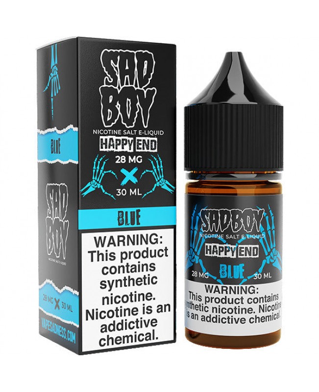 Happy End Blue Cotton Candy Salt Series by Sadboy Eliquids - 30ml