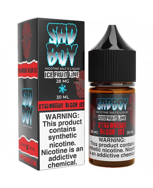 Strawberry Blood Ice Salt Series by Sadboy Eliquid...