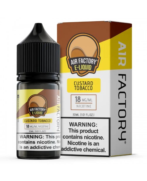 Air Factory Salt E-Juice 30mL - Custard Tobacco