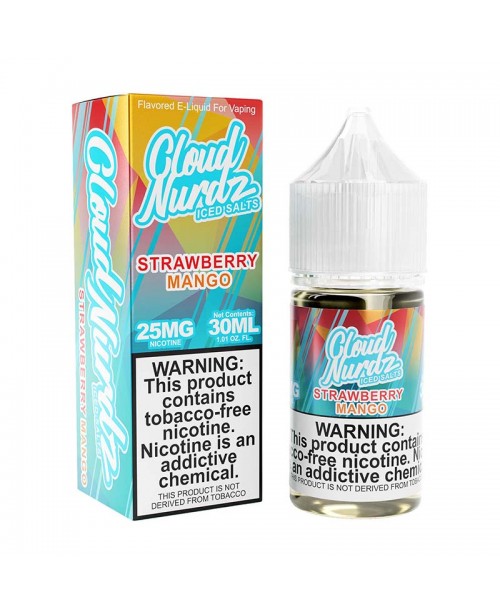 Strawberry Mango Iced by Cloud Nurdz Salts TFN Tob...