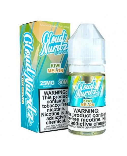 Kiwi Melon Iced by Cloud Nurdz Salts TFN Tobacco-F...