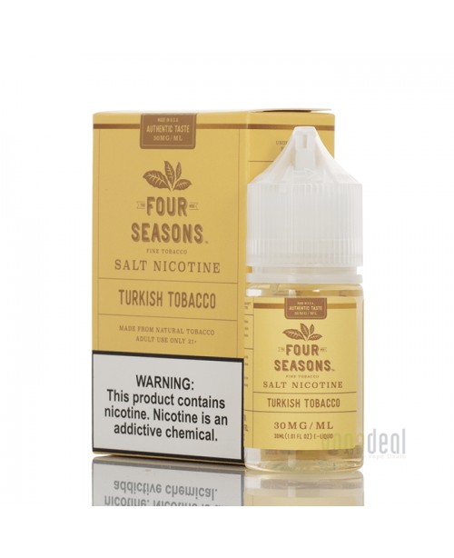 Four Seasons Turkish Tobacco Salt - 30ml