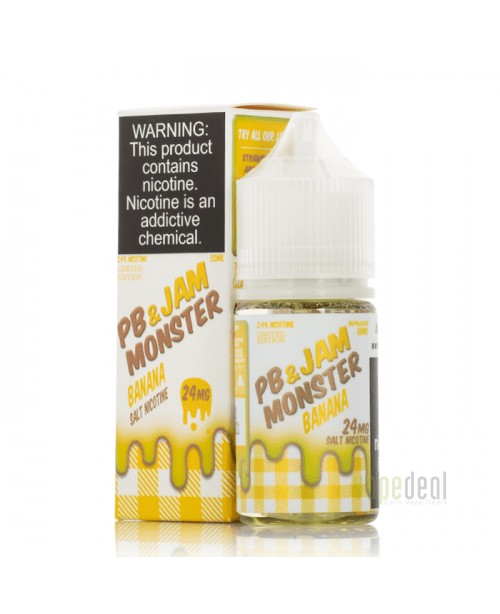 PB&J Banana by Jam Monster Salts - 30ml