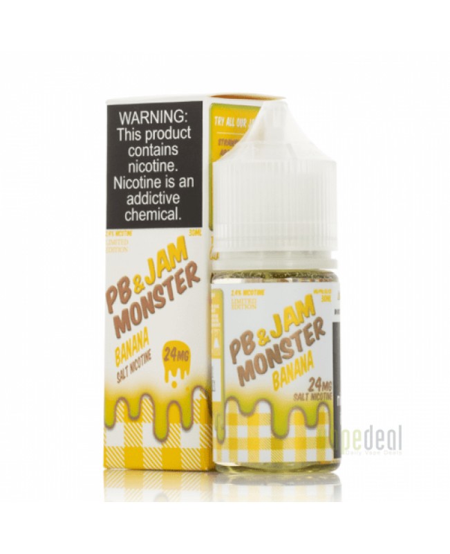 PB&J Banana by Jam Monster Salts - 30ml