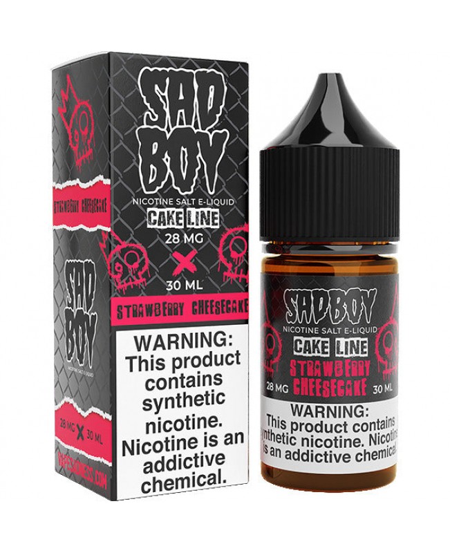 Strawberry Cheesecake Salt Series by Sadboy Eliquids - 30ml