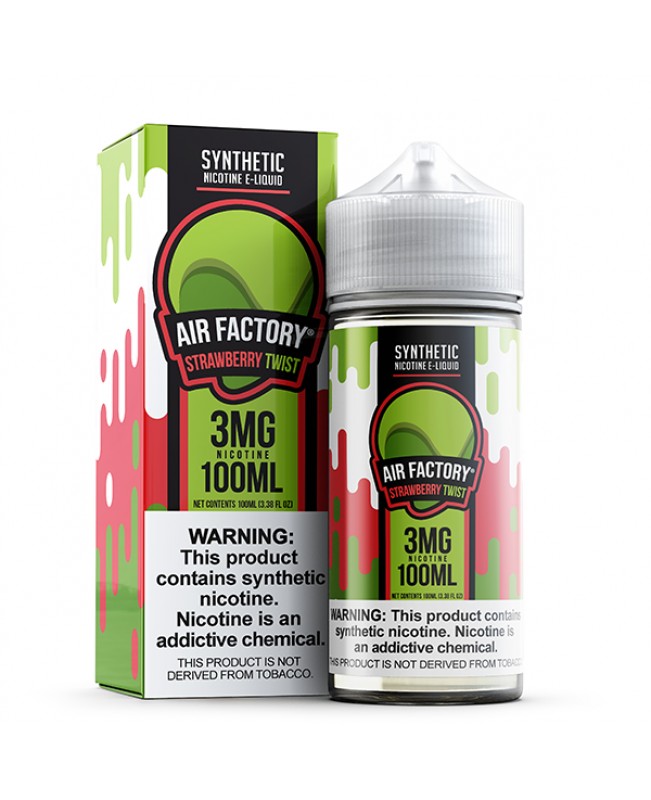 Air Factory E-Liquid Tobacco Free Nicotine (TFN) 100mL - Strawberry Twist