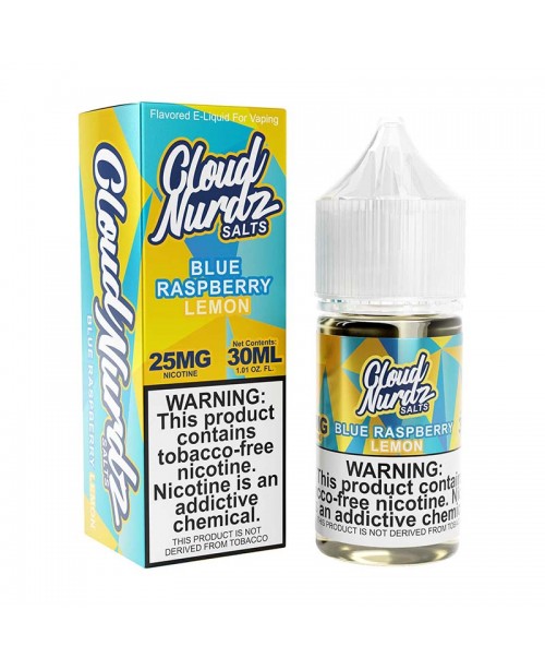 Blue Raspberry Lemon by Cloud Nurdz Salts TFN Toba...