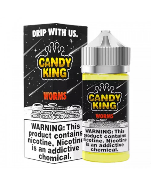 Sour Worms by Candy King - 100ml