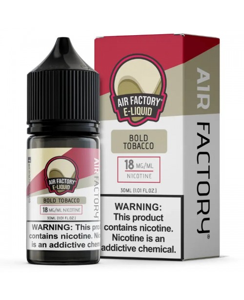 Air Factory Salt E-Juice - Bold Tobacco