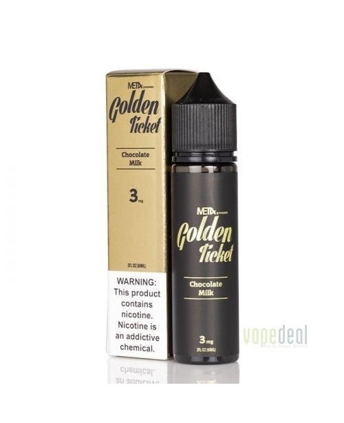 Met4 Vapor Golden Ticket Chocolate Milk - 60ml