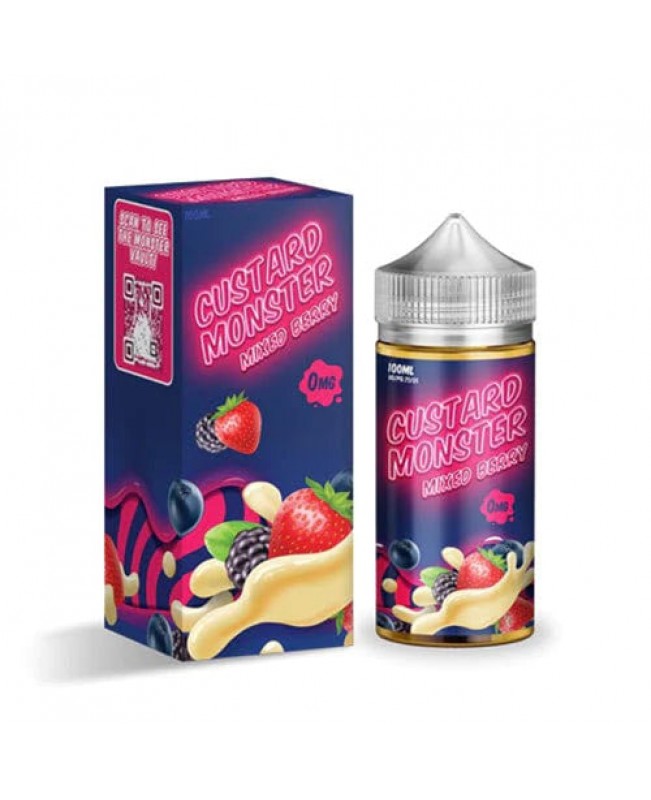 Mixed Berry Custard Monster by Jam Monster - 100ml