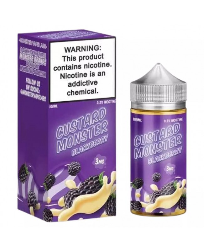 Blackberry Custard Monster by Jam Monster - 100ml