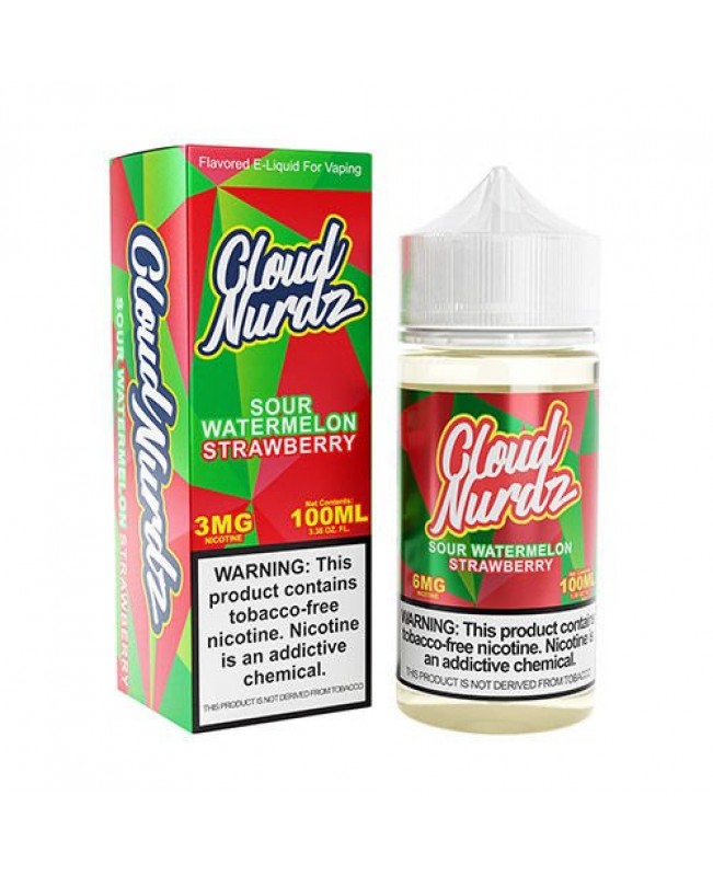 Sour Watermelon Strawberry by Cloud Nurdz - 100ml