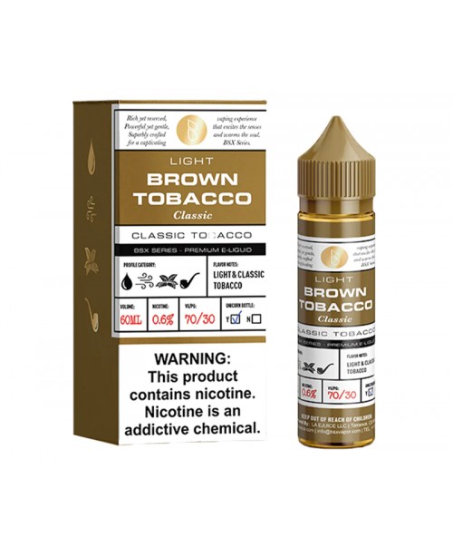 Light Classic Brown Tobacco by Glas Bsx - 60ml