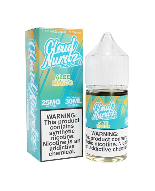 Aloe Mango Iced by Cloud Nurdz Salts TFN Tobacco-F...