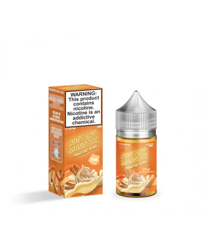 Pumpkin Spice Custard Monster by Jam Monster Salts - 30ml