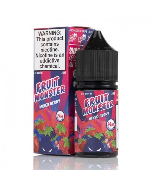 Mixed Berry Fruit Monster by Jam Monster Salts - 3...