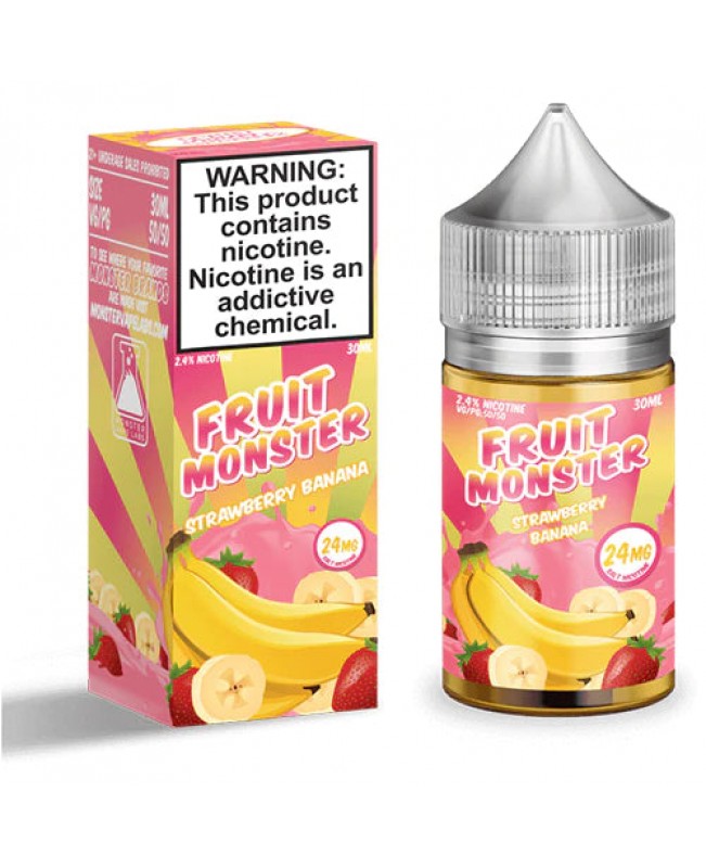 Strawberry Banana Fruit Monster by Jam Monster Salts - 30ml