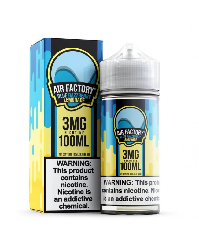 Air Factory E-Liquid Tobacco Free Nicotine (TFN) 100mL - Blue Razzberry Lemonade