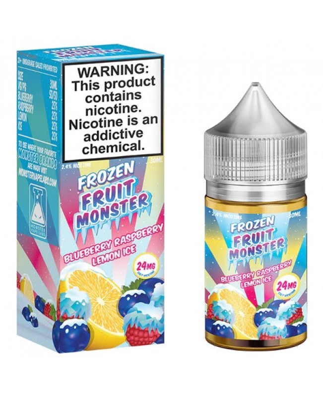 Blueberry Raspberry Lemon Ice Frozen Monster by Jam Monster Salts - 30ml