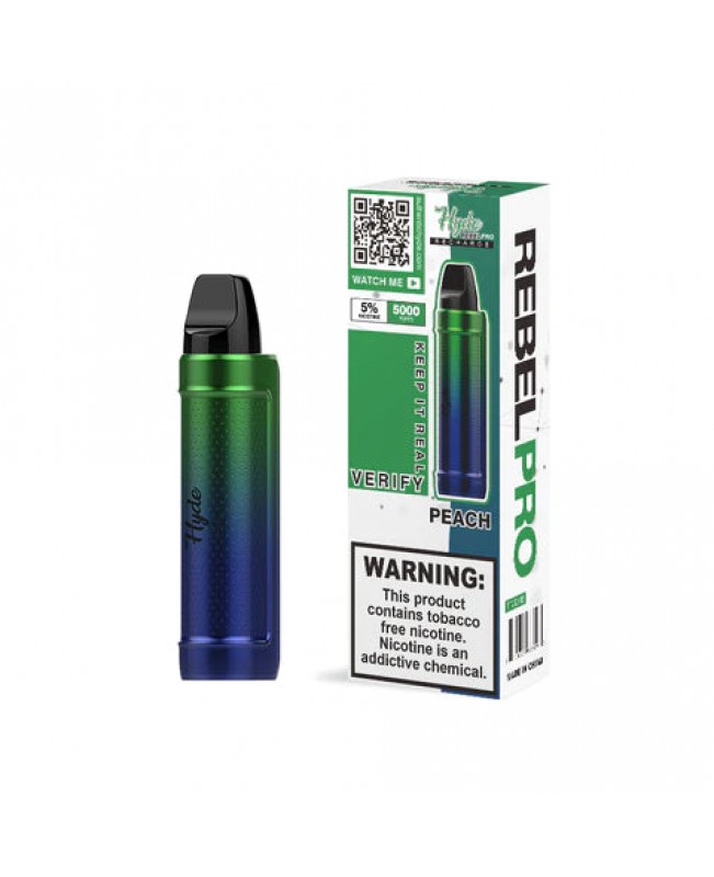 Hyde Rebel Pro Disposable Rechargeable 5000 Puffs - Peach