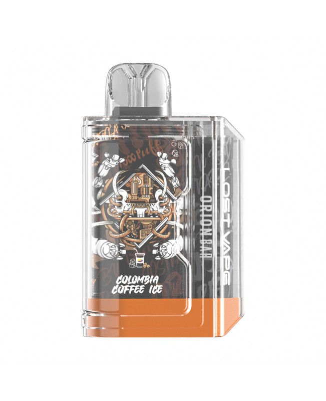 Orion Bar 7500 Disposable 7500 Puffs by Lost Vape - Columbia Coffee Ice Limited Edition