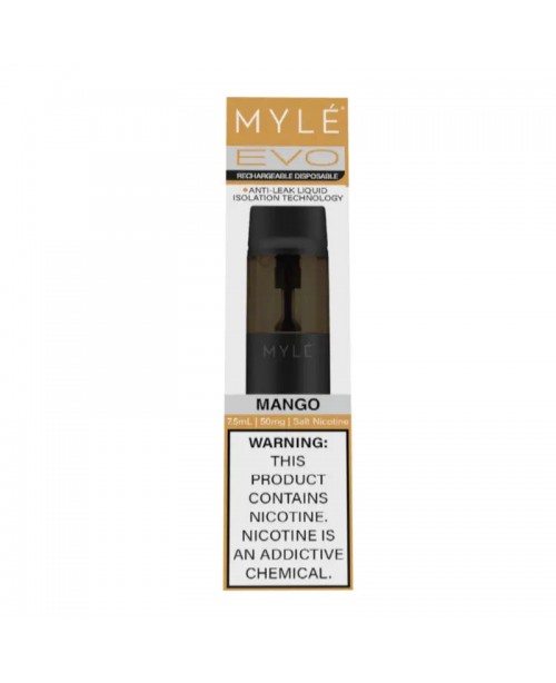 Myle Evo Rechargeable Disposable 2500 Puffs - Mang...