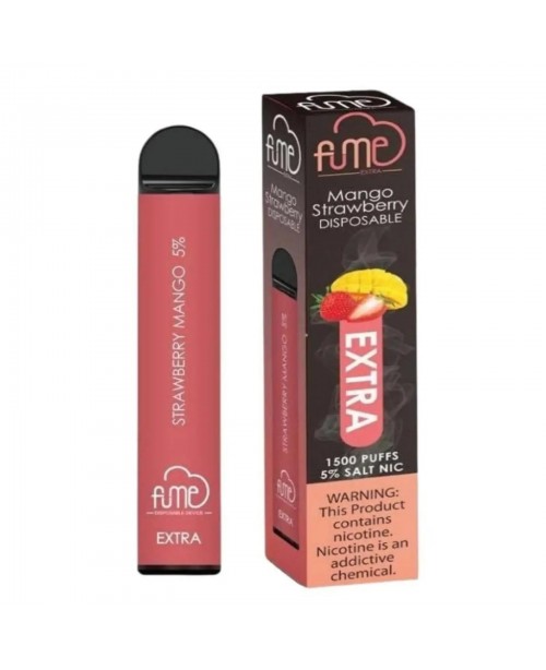 Fume Extra Disposable 1500 Puffs - Strawberry Mang...