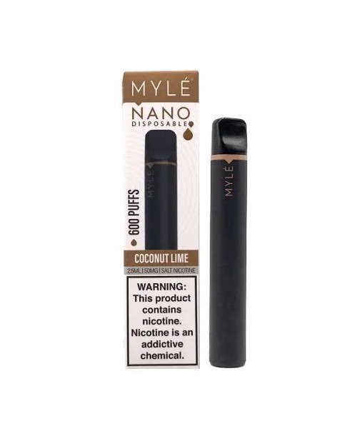 Myle Nano Disposable 600 Puffs - Coconut Lime