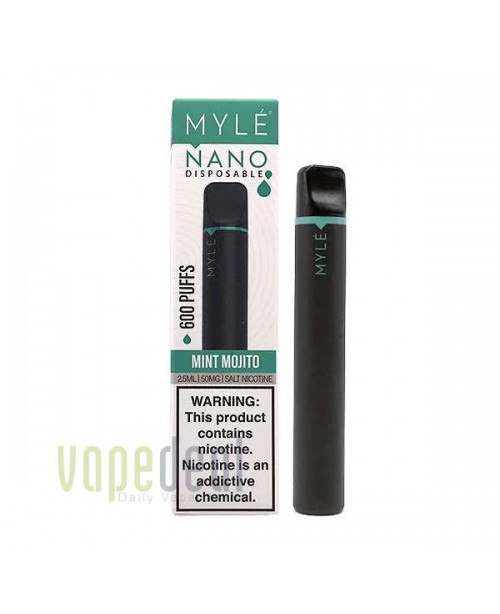 Myle Nano Disposable 600 Puffs - Mint Mojito