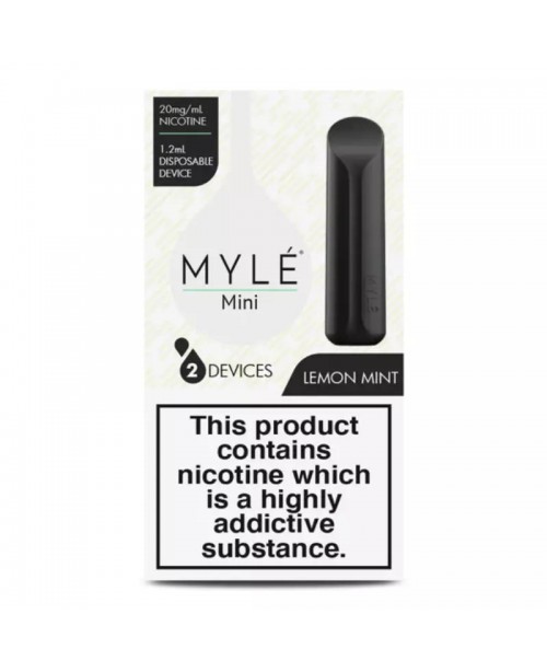 Myle Mini Disposable Pods 320 Puffs - 2 Pack Devic...